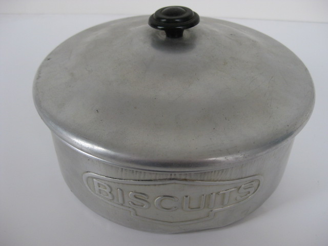 CAKE or BISCUIT TIN, Aluminium